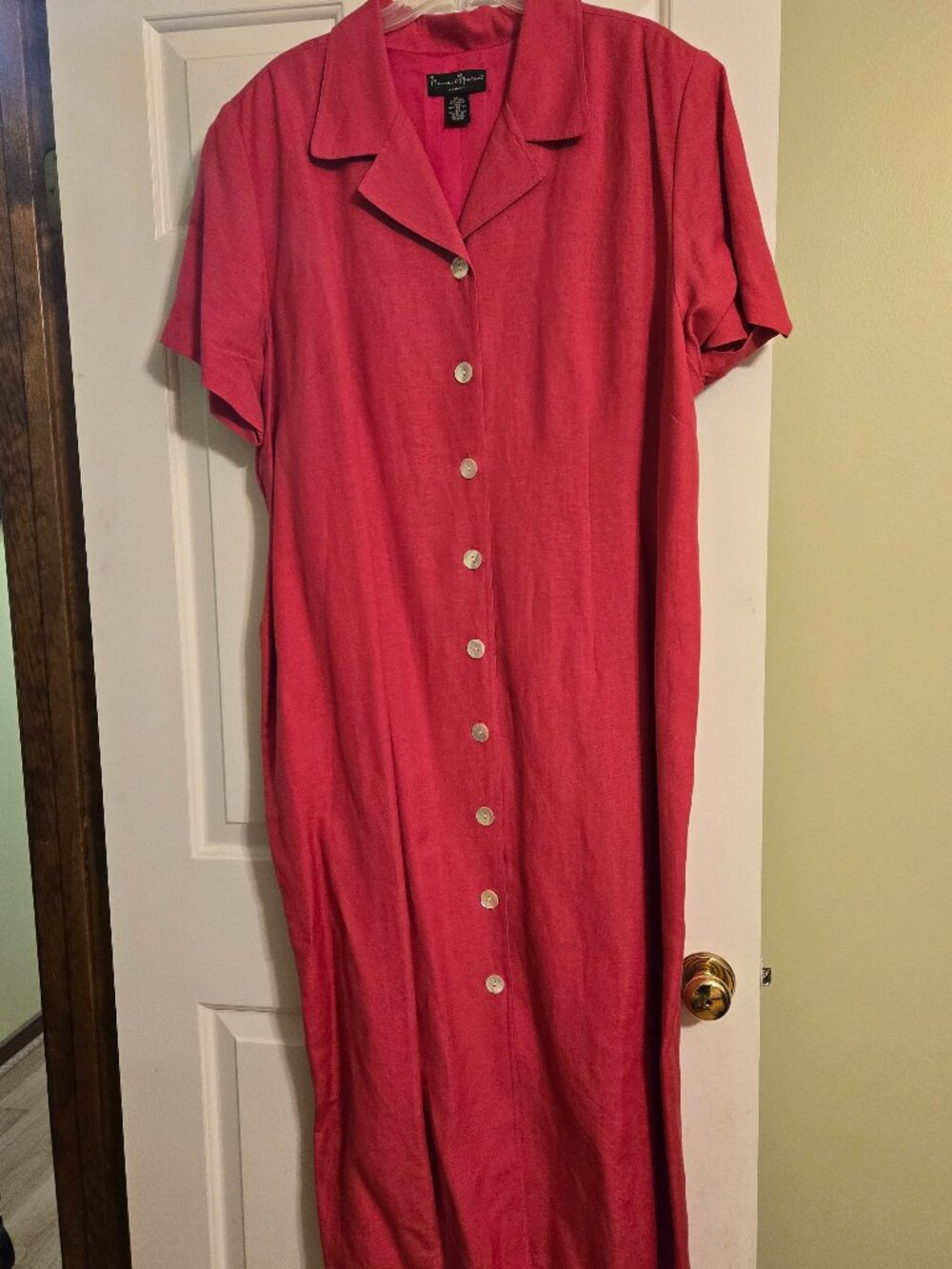 Hot pink maxi dress 22W
